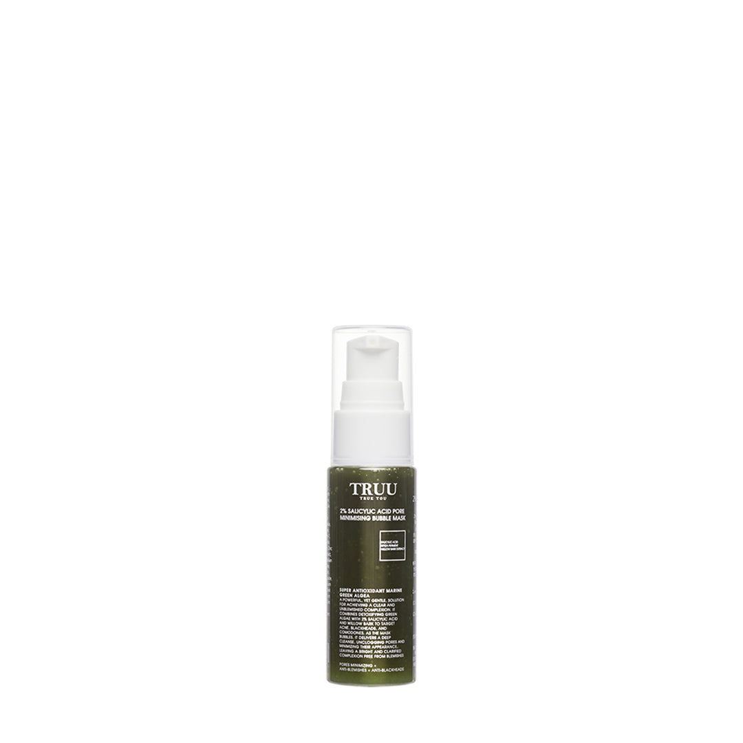 TRUU 2% Salicylic Acid Pore Minimising Bubble Mask -30ml