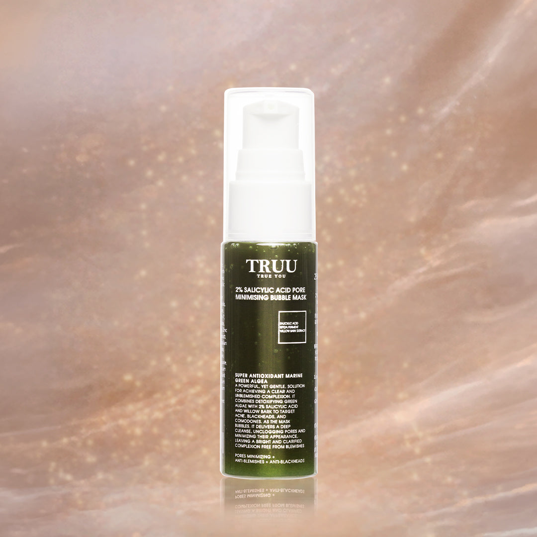 TRUU 2% Salicylic Acid Pore Minimising Bubble Mask -30ml