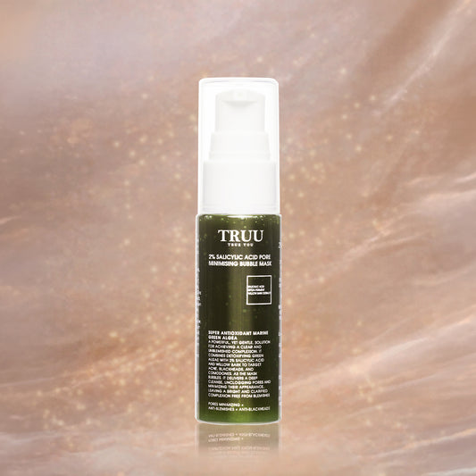TRUU 2% Salicylic Acid Pore Minimising Bubble Mask -30ml