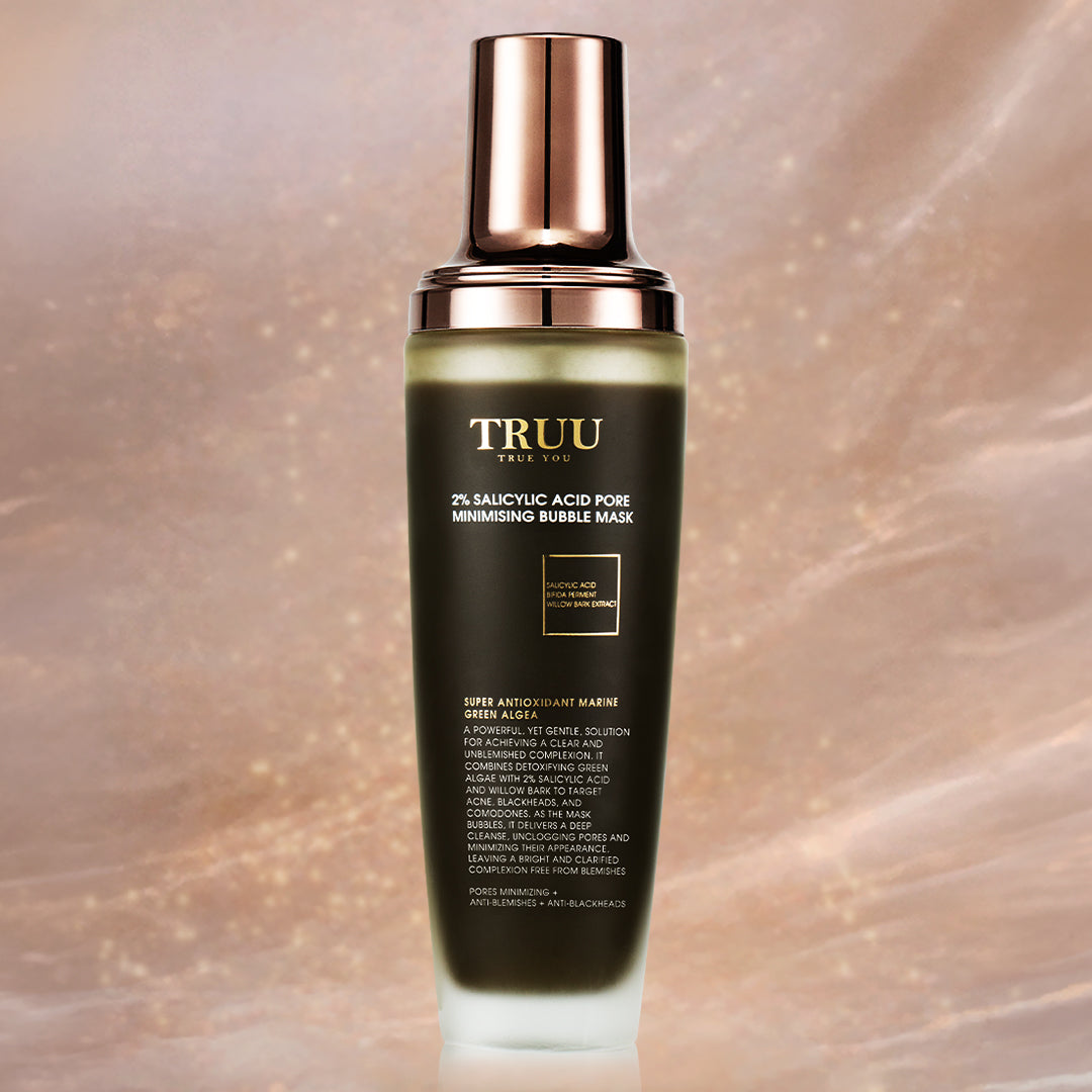 TRUU 2% Salicylic Acid Pore Minimising Bubble Mask -120ml