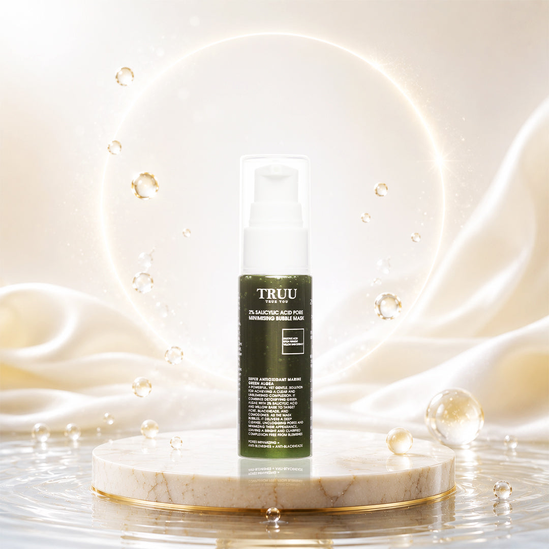 TRUU 2% Salicylic Acid Pore Minimising Bubble Mask -30ml