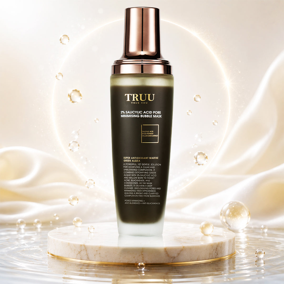 TRUU 2% Salicylic Acid Pore Minimising Bubble Mask -120ml