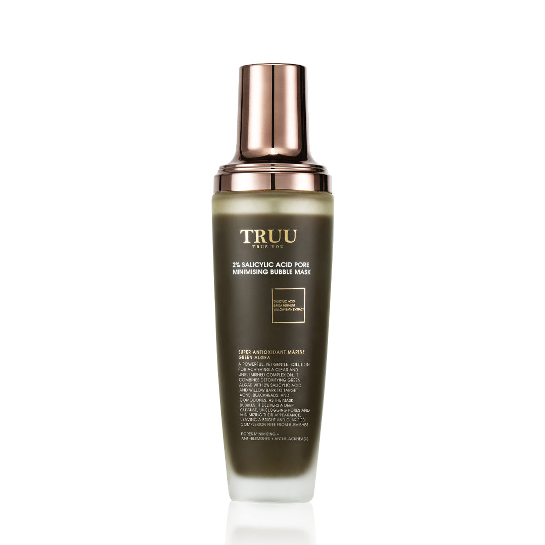TRUU 2% Salicylic Acid Pore Minimising Bubble Mask -120ml