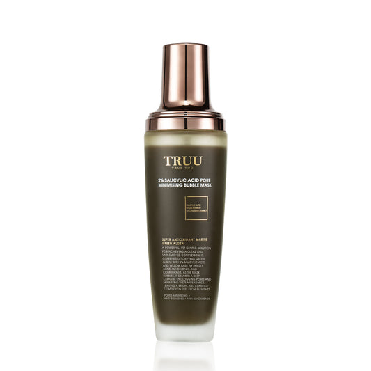 TRUU 2% Salicylic Acid Pore Minimising Bubble Mask -120ml
