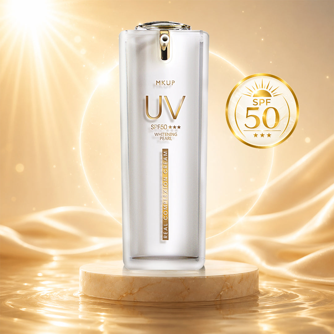 MKUP UV Pearl Whitening Real Complexion Cream SPF50★★★ -30ml